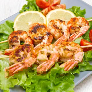 Passage to India Salad - Grilled Shrimp
